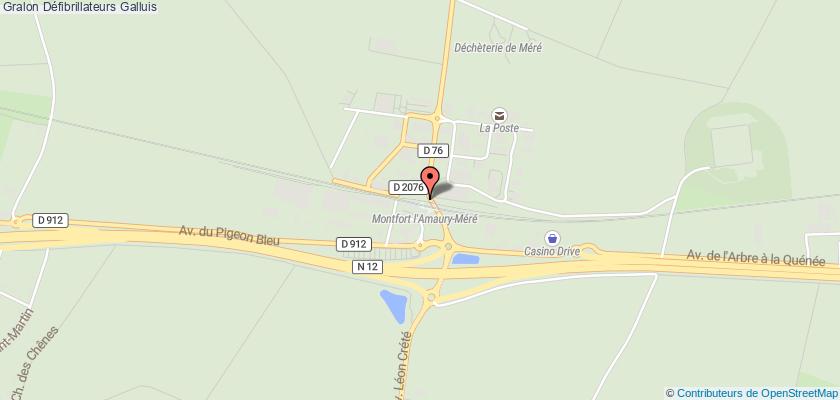 plan défibrillateurs Galluis