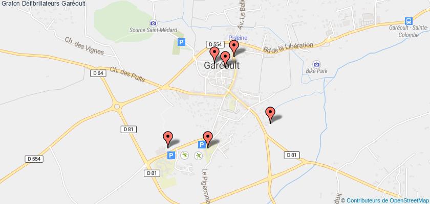 plan défibrillateurs Garéoult