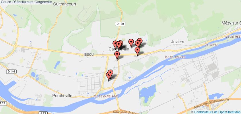 plan défibrillateurs Gargenville