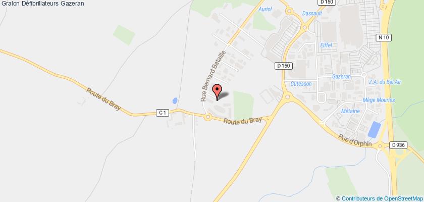 plan défibrillateurs Gazeran