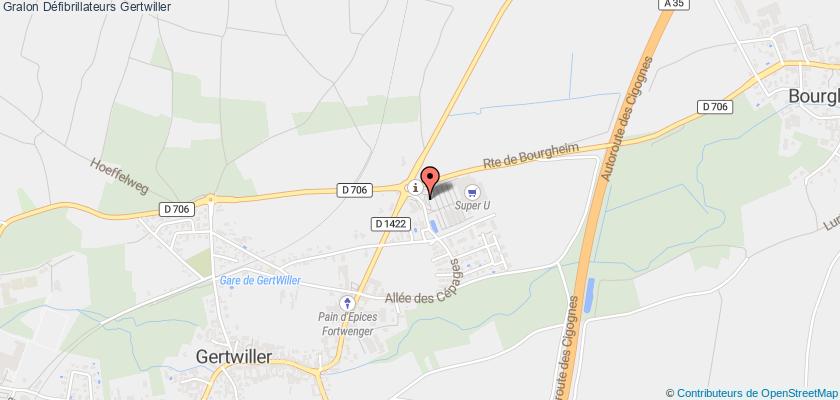 plan défibrillateurs Gertwiller