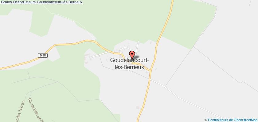 plan défibrillateurs Goudelancourt-lès-Berrieux