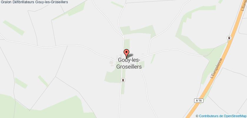 plan défibrillateurs Gouy-les-Groseillers