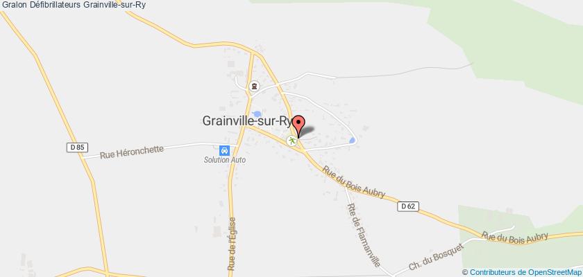 plan défibrillateurs Grainville-sur-Ry