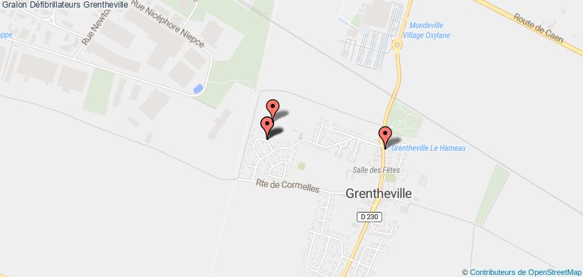 plan défibrillateurs Grentheville