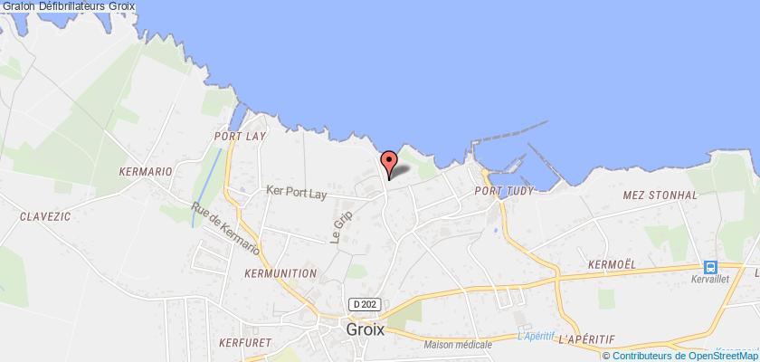 plan défibrillateurs Groix