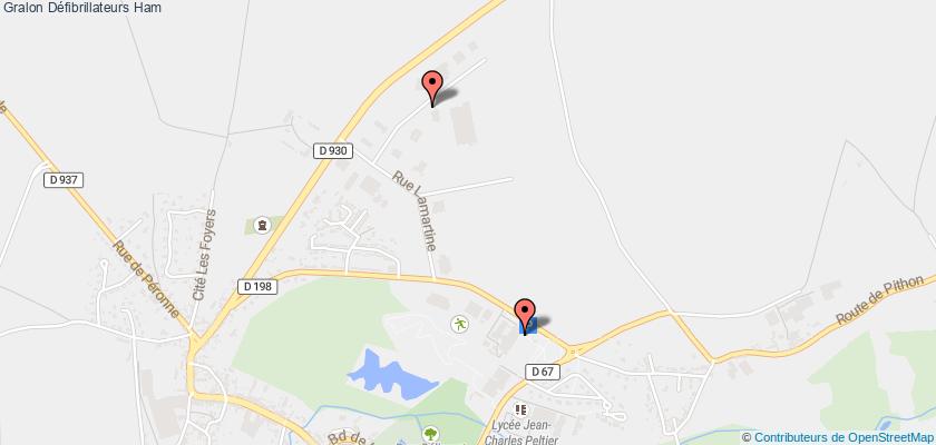 plan défibrillateurs Ham