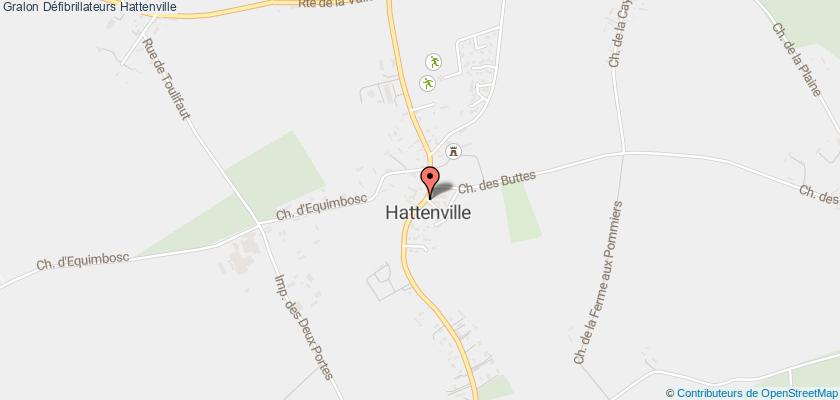 plan défibrillateurs Hattenville