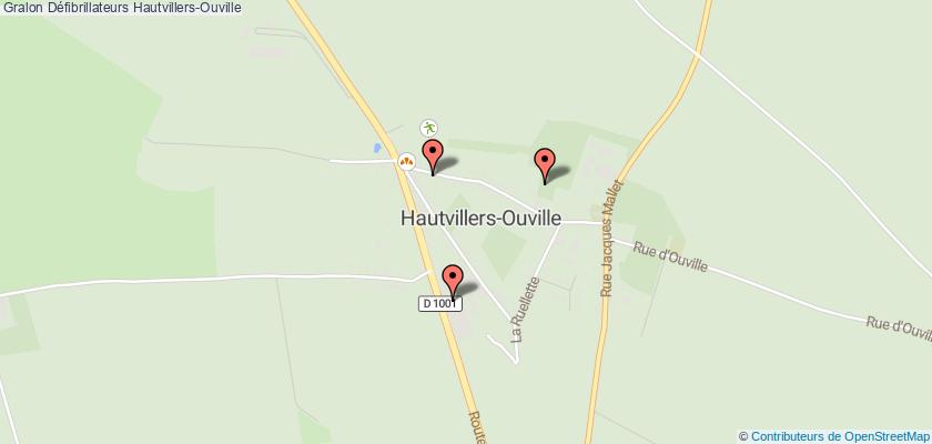 plan défibrillateurs Hautvillers-Ouville