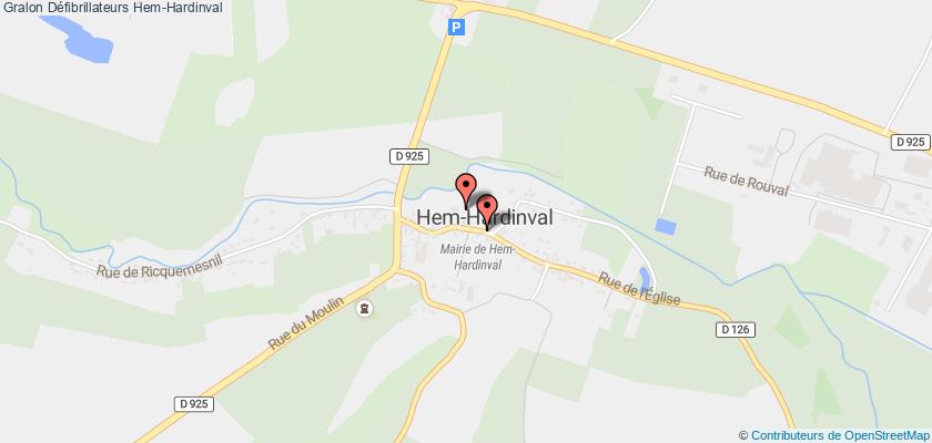 plan défibrillateurs Hem-Hardinval