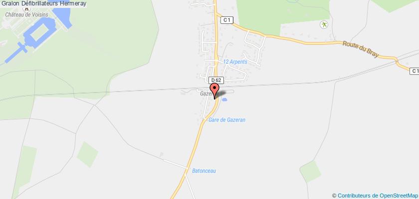 plan défibrillateurs Hermeray