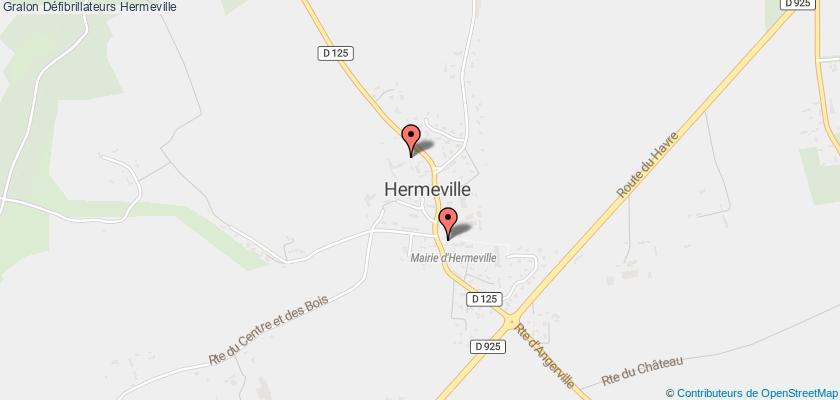 plan défibrillateurs Hermeville