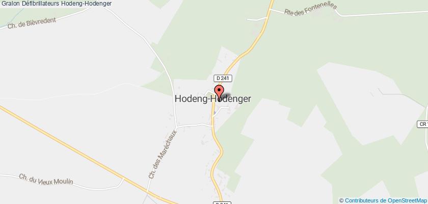 plan défibrillateurs Hodeng-Hodenger