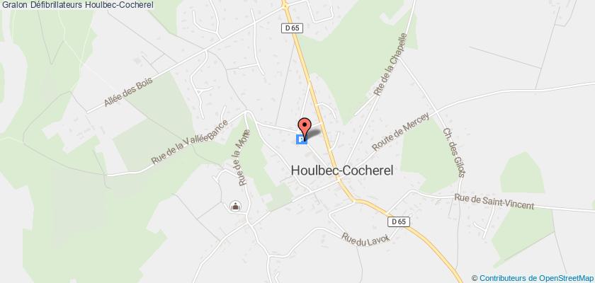 plan défibrillateurs Houlbec-Cocherel