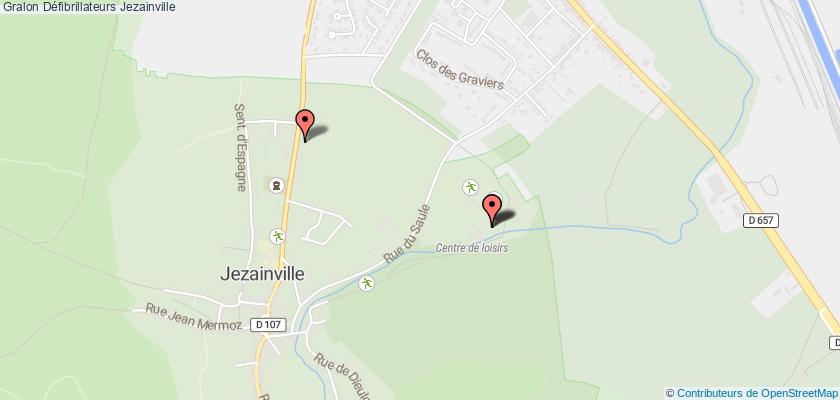 plan défibrillateurs Jezainville