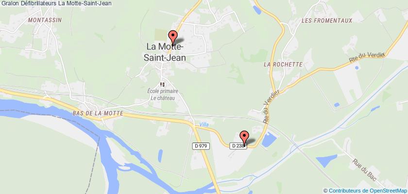 plan défibrillateurs La Motte-Saint-Jean