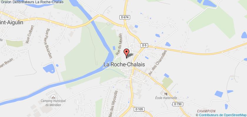 plan défibrillateurs La Roche-Chalais