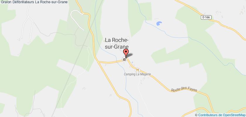 plan défibrillateurs La Roche-sur-Grane