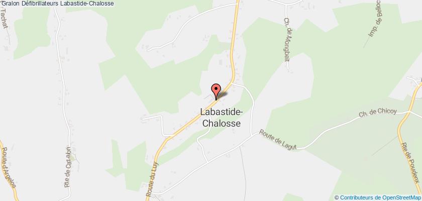 plan défibrillateurs Labastide-Chalosse