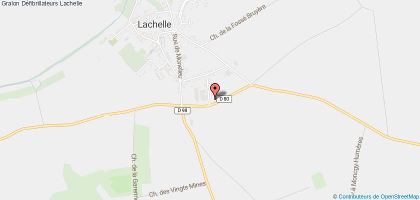 plan défibrillateurs Lachelle