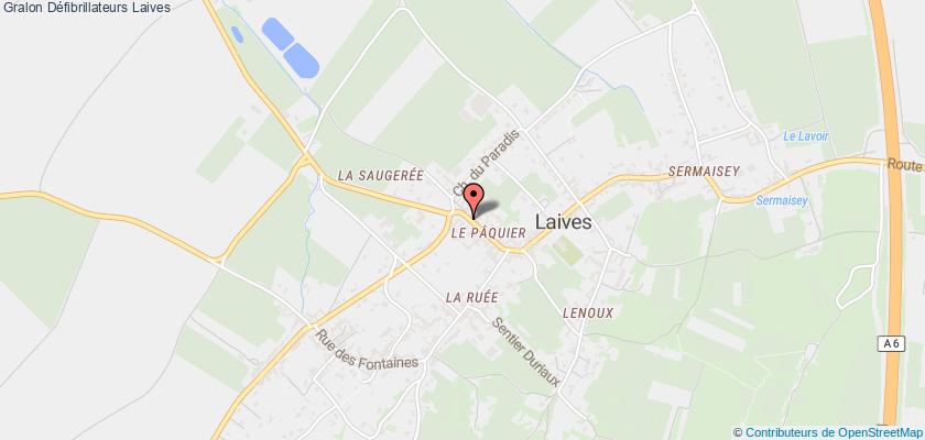 plan défibrillateurs Laives