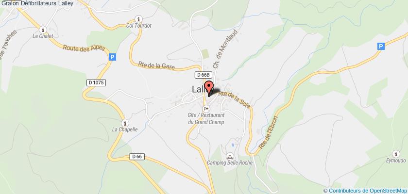 plan défibrillateurs Lalley