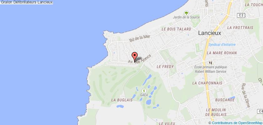 plan défibrillateurs Lancieux