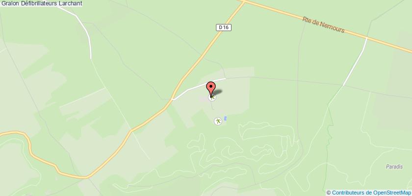 plan défibrillateurs Larchant