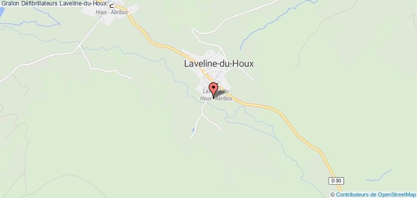 plan défibrillateurs Laveline-du-Houx