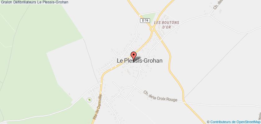 plan défibrillateurs Le Plessis-Grohan