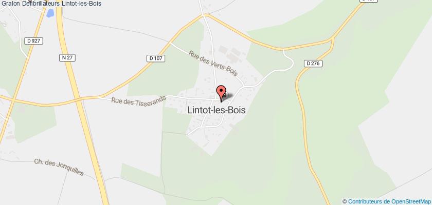 plan défibrillateurs Lintot-les-Bois