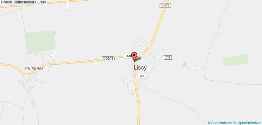 plan défibrillateurs Lissy