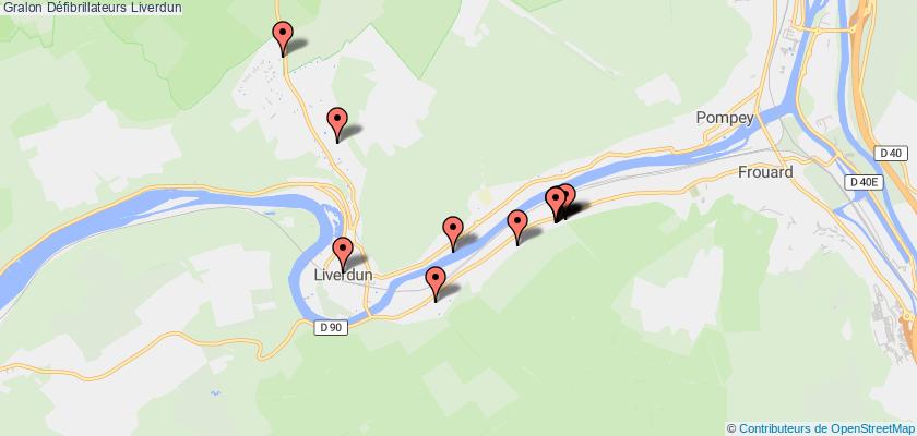 plan défibrillateurs Liverdun