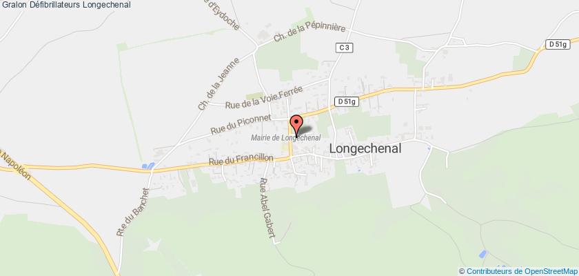 plan défibrillateurs Longechenal