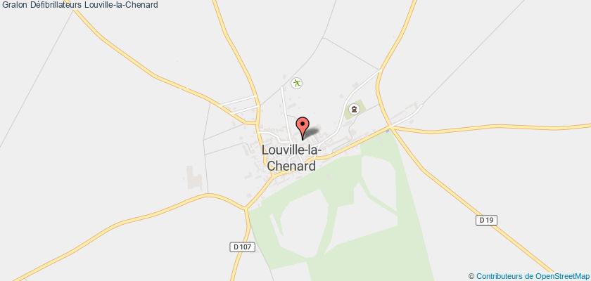 plan défibrillateurs Louville-la-Chenard