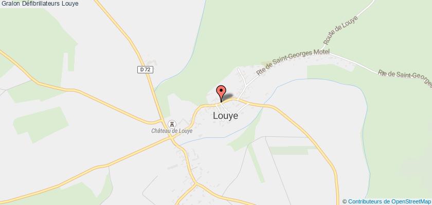 plan défibrillateurs Louye