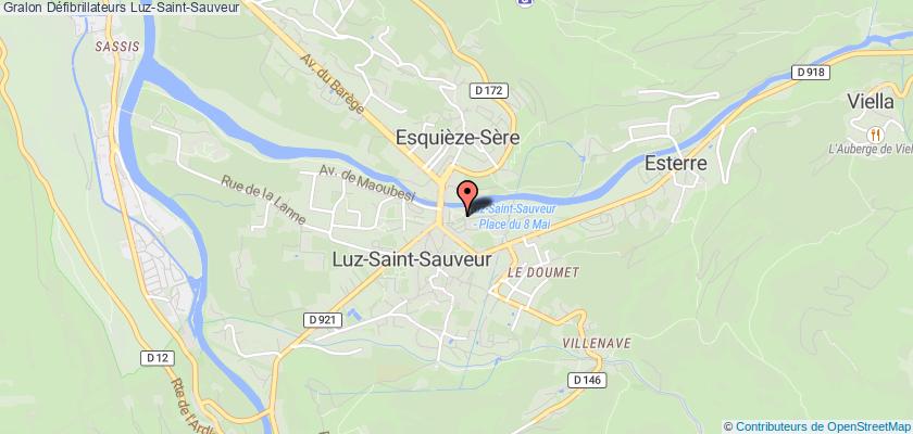 plan défibrillateurs Luz-Saint-Sauveur