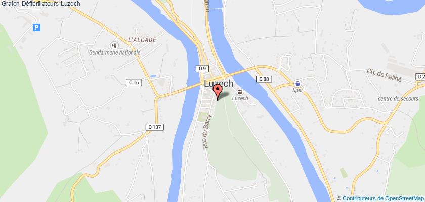 plan défibrillateurs Luzech