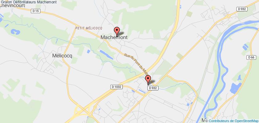 plan défibrillateurs Machemont