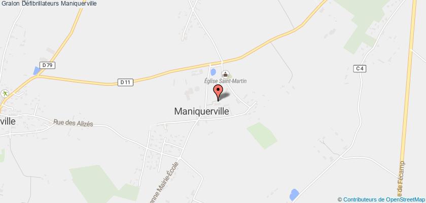 plan défibrillateurs Maniquerville