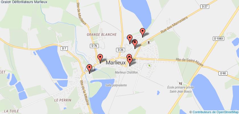 plan défibrillateurs Marlieux