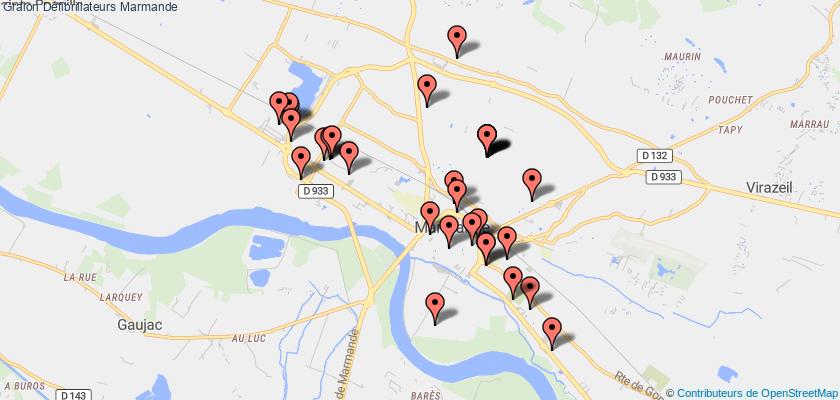 plan défibrillateurs Marmande