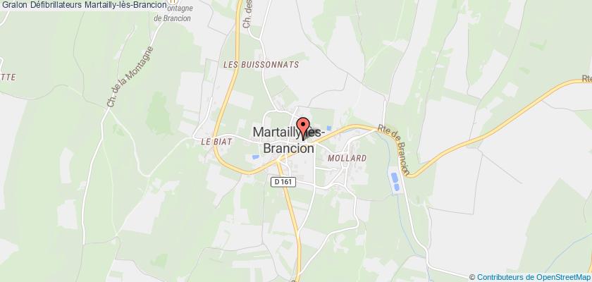 plan défibrillateurs Martailly-lès-Brancion