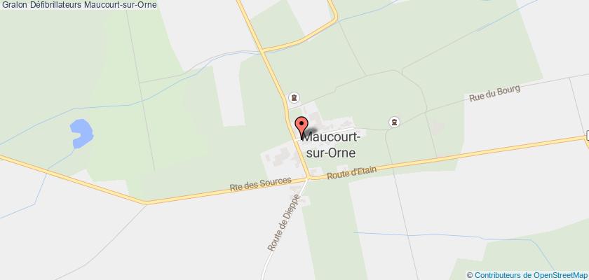 plan défibrillateurs Maucourt-sur-Orne