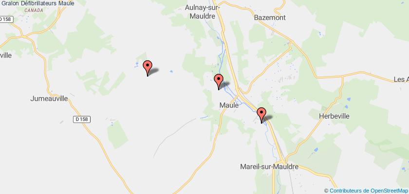 plan défibrillateurs Maule