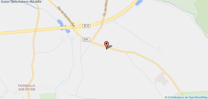 plan défibrillateurs Maulette