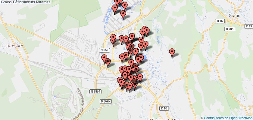 plan défibrillateurs Miramas