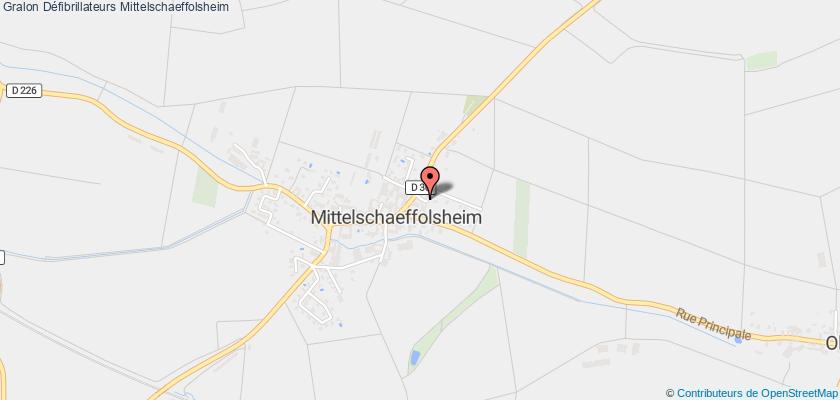 plan défibrillateurs Mittelschaeffolsheim