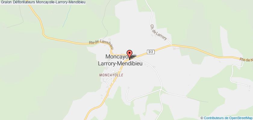 plan défibrillateurs Moncayolle-Larrory-Mendibieu