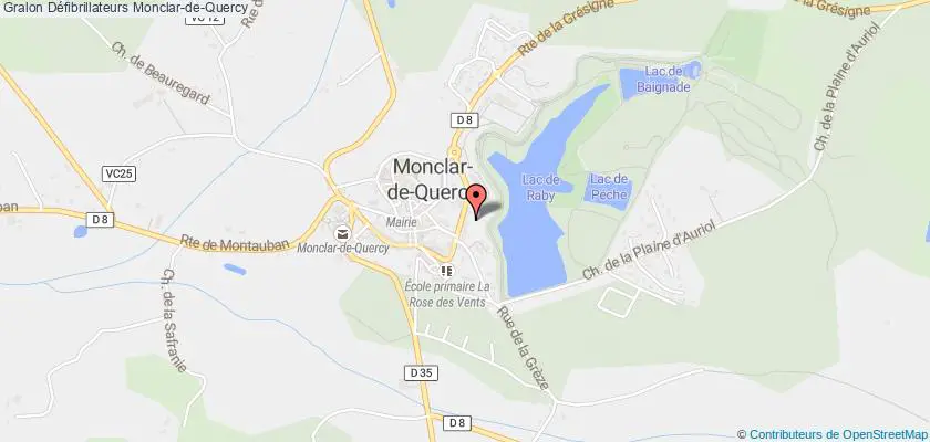 plan défibrillateurs Monclar-de-Quercy